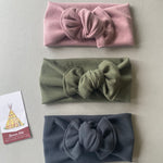 Organic Sage Head Wrap, Top Knot