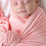 Pink baby swaddle