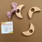 Organic Mauve Moon Teething Toy