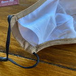 Tan/Light Brown, Adult Face Mask