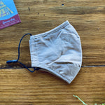 Tan/Light Brown, Adult Face Mask