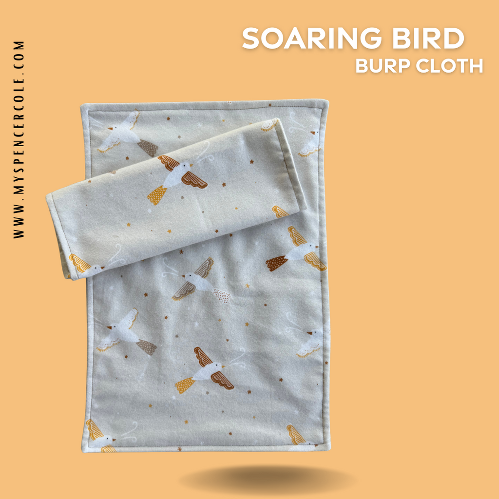 Soaring Bird, Burp Cloth