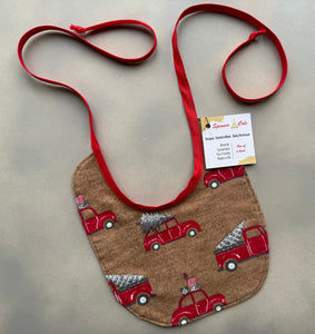 Christmas Trucks Baby Bib