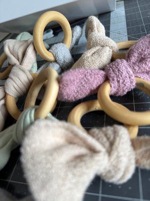 Texture Teething Rings~Gray