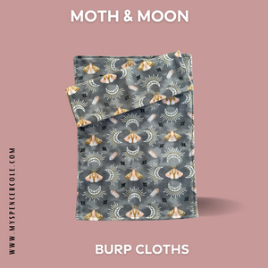 Moth and Moon, Burp Cloth