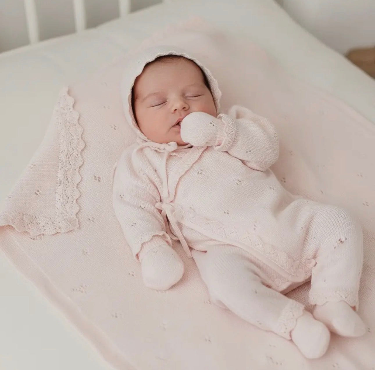 The Eloise Heirloom Layette -Coming Home Baby Outfit