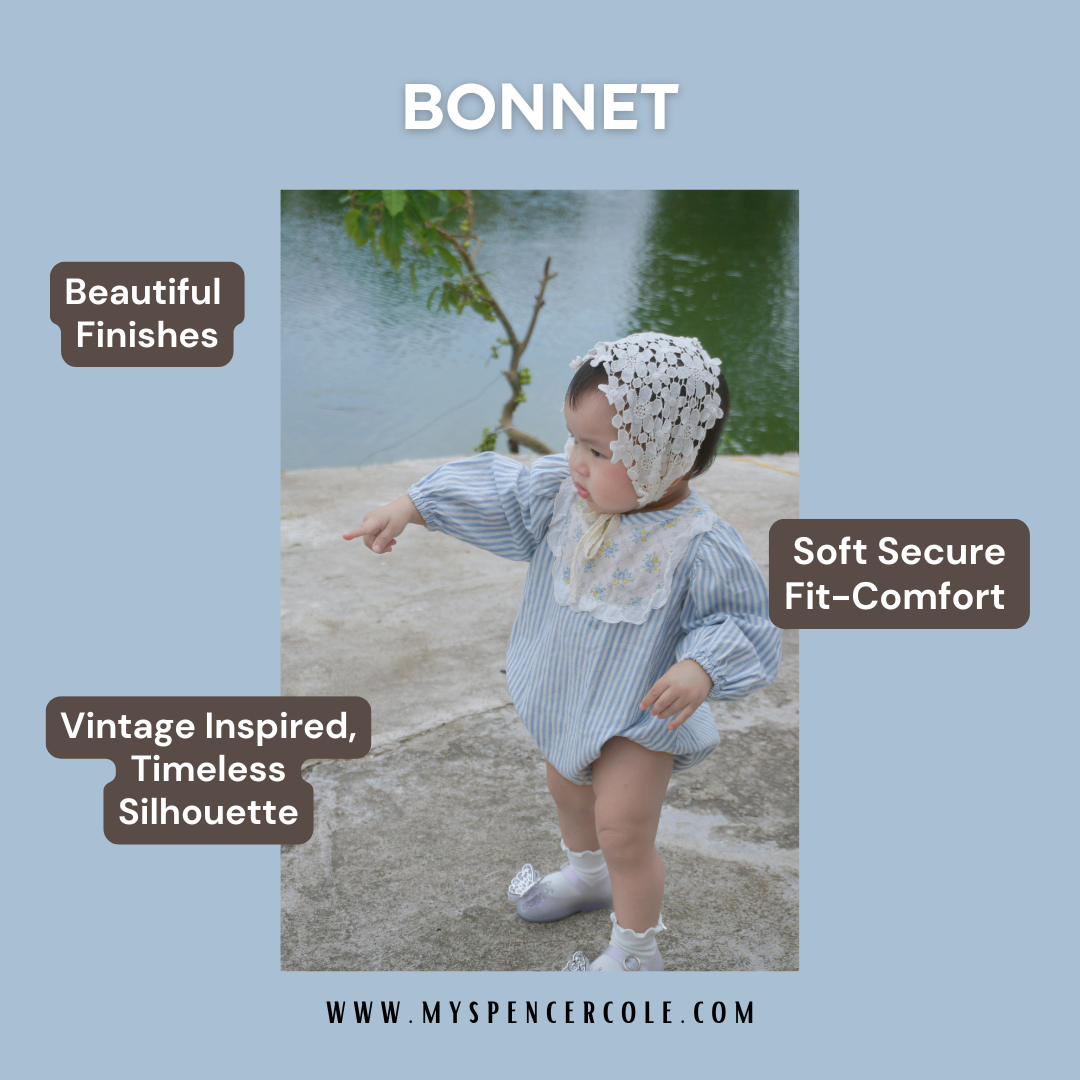 Custom Heriloom Baby Bonnet