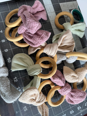 Texture Teething Rings~Gray