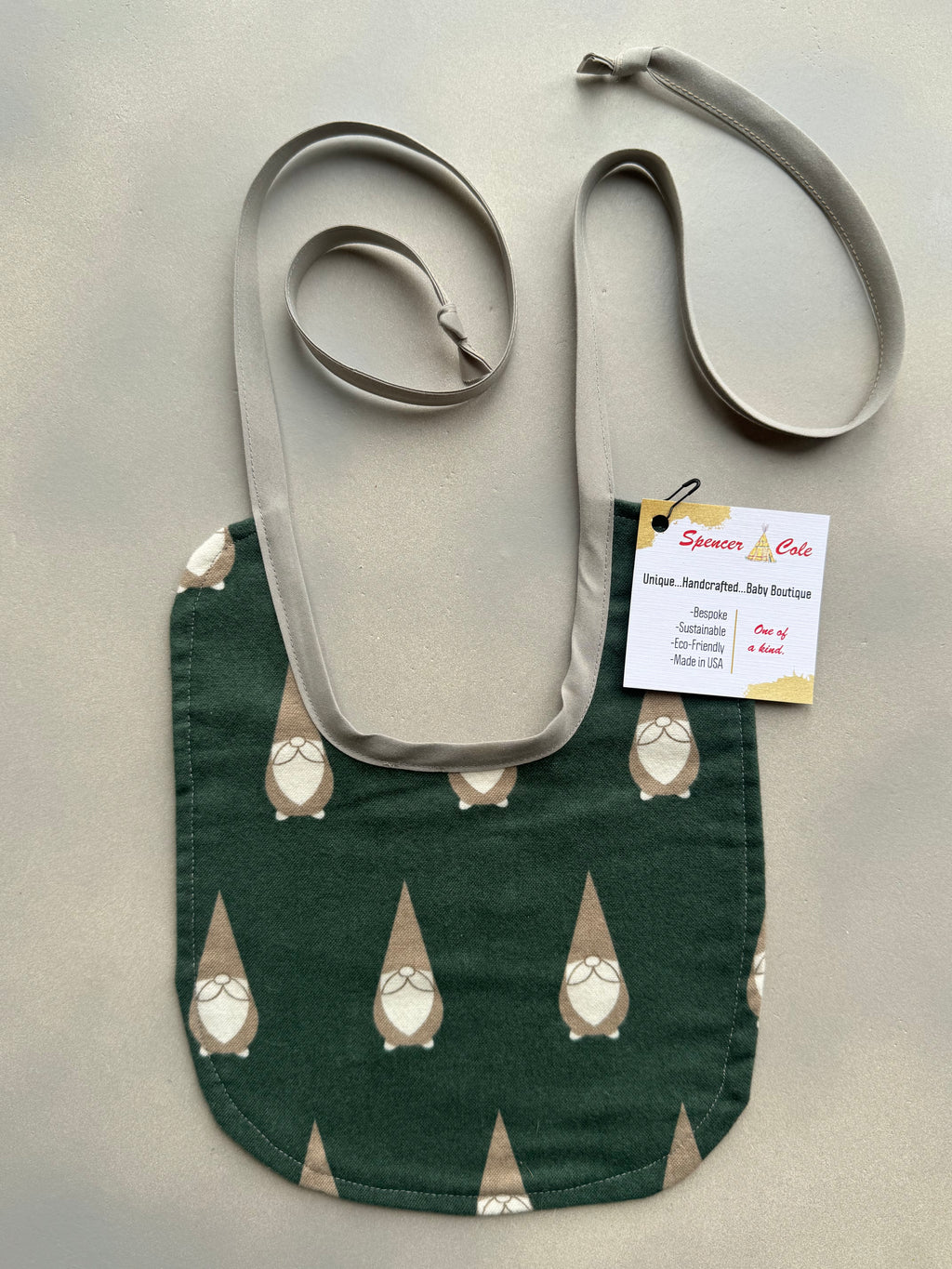 Christmas Gnome Bib Bib