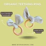 Texture Teething Rings~Gray