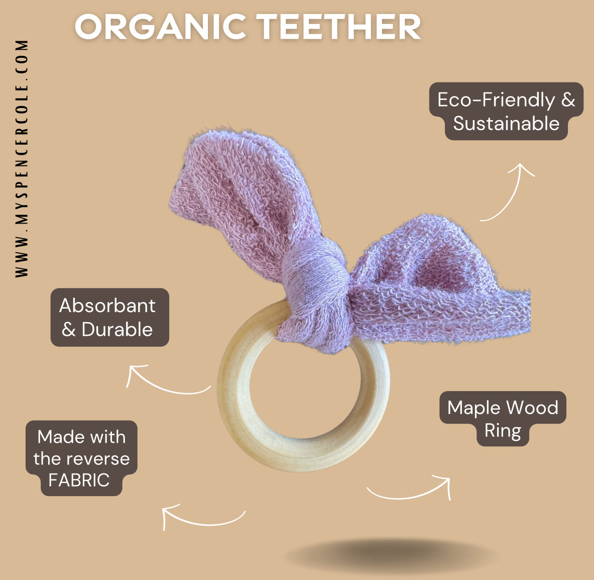 Texture Teething Rings~Lilac