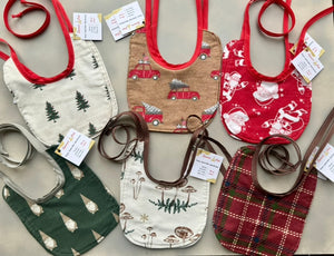 Christmas Plaid Baby Bib