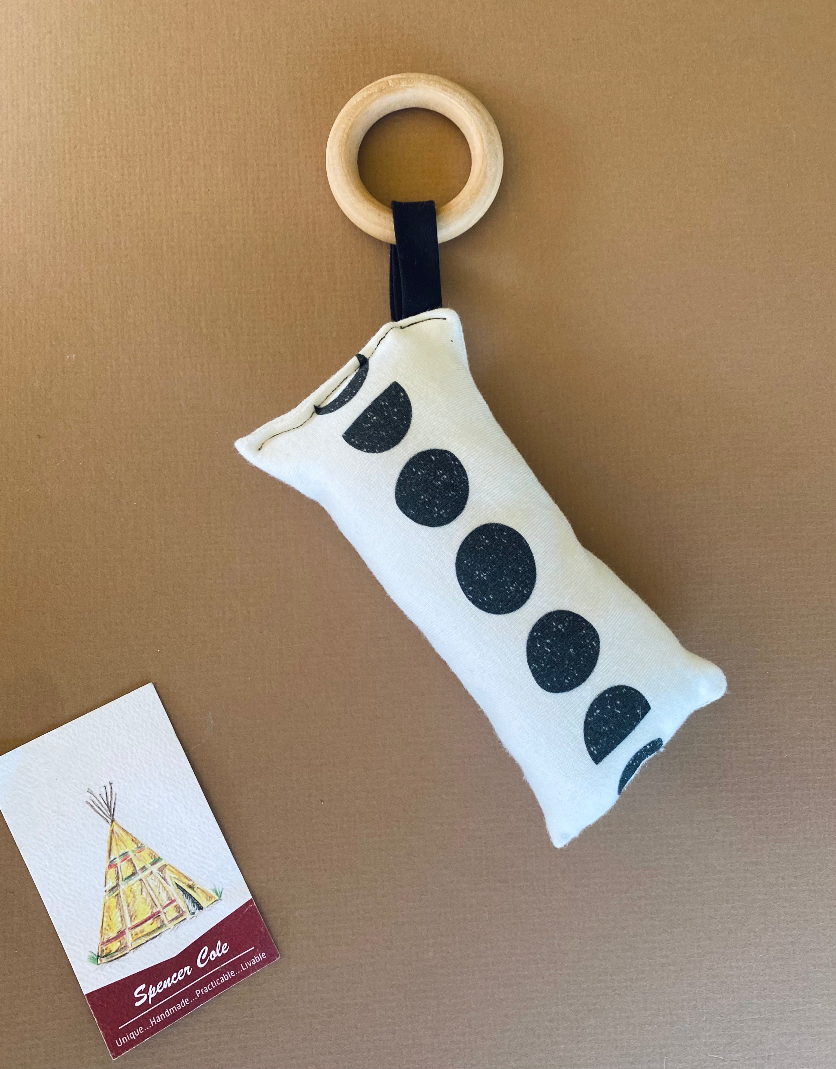 Organic Accessory, "My Phase" Toy With Wood Ring