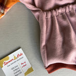 Mauve Organic Cotton Baby Romper