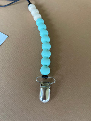 Teal Speck, Silicon Paci Clip
